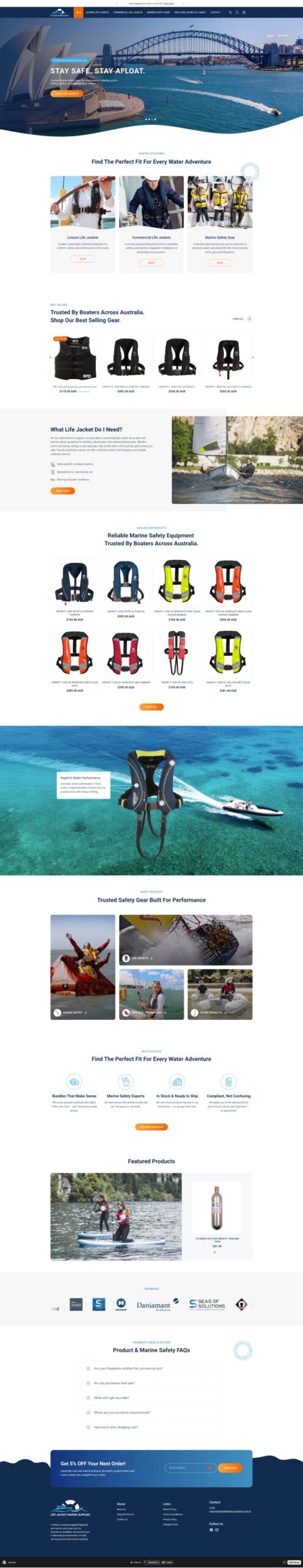 Life Jacket Marine Supplies